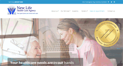 Desktop Screenshot of newlifehealthagency.com